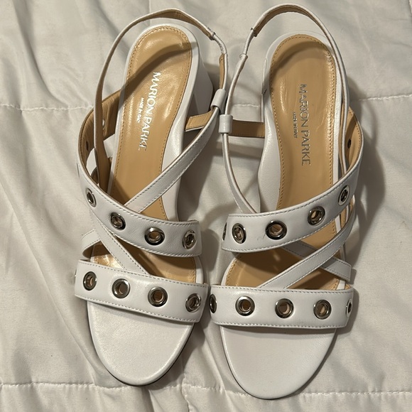 NEW MARION PARKE Cora 60mm Block Heel Sandals - Picture 3 of 8